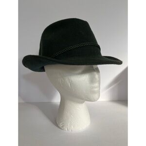 Green Wool Bavarian Hat by German Headwear Size Large